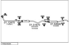 Výfukový systém MTS VW0024820A001643