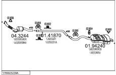 Výfukový systém MTS VW0025239A015916