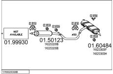 Výfukový systém MTS VW0026308B033047