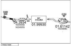 Výfukový systém MTS VW0027308A133536