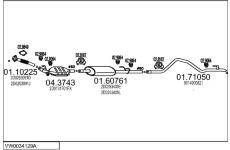 Výfukový systém MTS VW0034129A014096