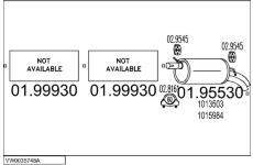 Výfukový systém MTS VW0035748A016062