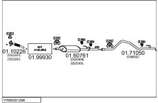 Výfukový systém MTS VW0039129A016796