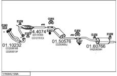 Výfukový systém MTS VW0042199A008768