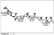 Výfukový systém MTS VW0043219A014172