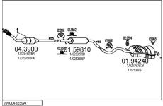 Výfukový systém MTS VW0048259A016253