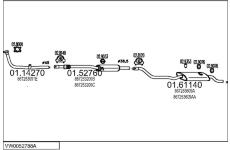 Výfukový systém MTS VW0052788A001602