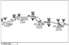 Výfukový systém MTS VW0060199B057383