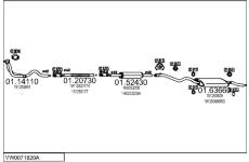 Výfukový systém MTS VW0071820A008645