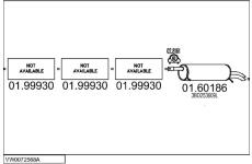 Výfukový systém MTS VW0072568A007935