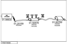 Výfukový systém MTS VW0075608A024375