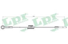 Tažné lanko, parkovací brzda LPR C0222B