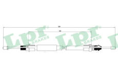 Tažné lanko, parkovací brzda LPR C0628B