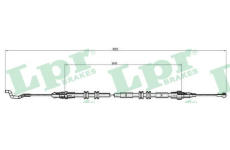 Tažné lanko, parkovací brzda LPR C1038B