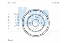Brzdový buben KAVO PARTS BD-2456