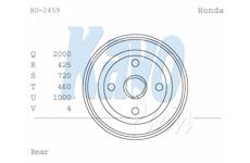 Brzdový buben KAVO PARTS BD-2459
