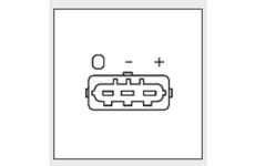 Snímač tlaku v sacom potrubí KAVO PARTS EMS-2004