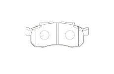 Sada brzdových destiček, kotoučová brzda KAVO PARTS KBP-2062