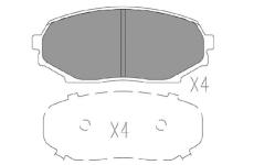 Sada brzdových destiček, kotoučová brzda KAVO PARTS KBP-5547