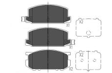 Sada brzdových destiček, kotoučová brzda KAVO PARTS KBP-8006