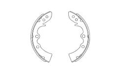 Sada brzdových čelistí KAVO PARTS KBS-5408