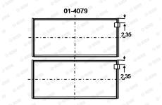 Ložisko GLYCO 01-4079