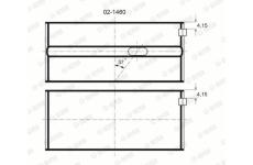 Ložisko GLYCO 02-1460