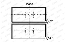 Lozisko GLYCO 1150CP