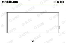 ojnicni lozisko GLYCO 51-1302 .010