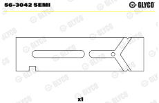 Puzdro vahadla ventilu GLYCO 56-3042 SEMI