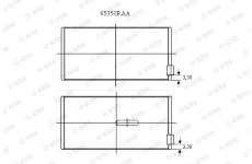 Lozisko GLYCO 65350RAA