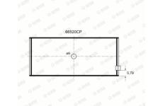 Lozisko GLYCO 66520CP