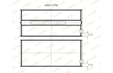 Lozisko GLYCO 66631CPA