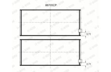 Lozisko GLYCO 66705CP