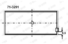Ložisko GLYCO 71-3291
