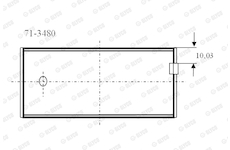 Lozisko GLYCO 71-3480