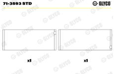 ojnicni lozisko GLYCO 71-3593 STD