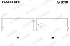 ojnicni lozisko GLYCO 71-3693 STD