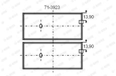 Lozisko GLYCO 71-3923