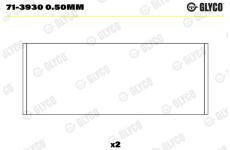 Ojniční ložisko GLYCO 71-3930 0.50mm