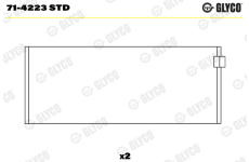 ojnicni lozisko GLYCO 71-4223 STD