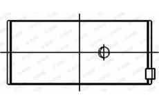 Ojniční ložisko GLYCO 71-4229 STD