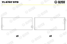 Ojniční ložisko GLYCO 71-4787 STD