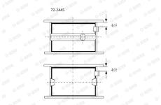 Lożisko GLYCO 72-2445H