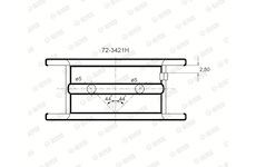 Ložisko GLYCO 72-3421H