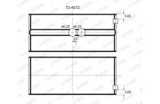 Ložisko GLYCO 72-4072
