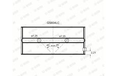 Ložisko GLYCO GS604LC