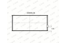 Ložisko GLYCO GS605LCB