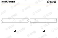 Lożisko vačkového hriadeľa GLYCO N154/4 STD