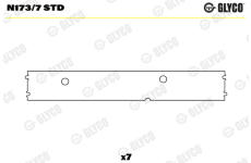 Lozisko vackoveho hridele GLYCO N173/7 STD